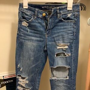 SIzw 4 CUTEST JEANS AMERICWN EAGLE SKINNY